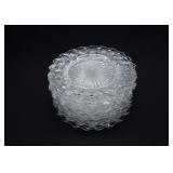 11 Fostoria Glass AMERICAN 9 1/2" Dinner Plates