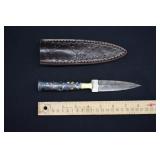 Custom Damascus Steel Dagger Knife