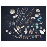 COSTUME JEWELRY & WATCH LOT