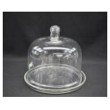 Glass Cake & Pastry Dome with Base