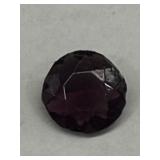 2.3ct Round Cut Faceted Amethyst Gemstone