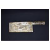 Vintage Chinese 3 Rams Meat Cleaver