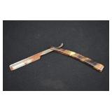 M Jung #80 Tortoise Shell Straight Razor