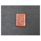 Intaglio Carved Carnelian ALEXANDER THE GREAT