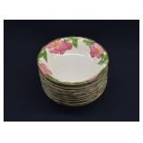 11 Franciscan DESERT ROSE Soup Bowls