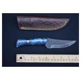 Custom Damascus Steel Hunting Knife