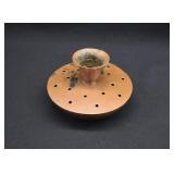 Copper Candlestick Flower Frog