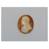 Italian Carved William Shakespeare Shell Cameo