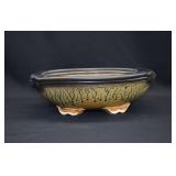 Deklewa Studio Pottery Ash Glazed Bonsai Pot