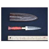 Custom Damascus Steel Dagger Knife