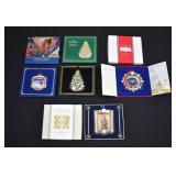 4- Whitehouse Christmas Ornaments in Boxes