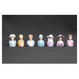 7 Avon American Fusion Porcelain Sewing Thimbles