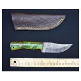 Custom Damascus Steel Clip Point Knife