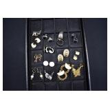14 Pairs Clip/Screwback Costume Jewelry Earrings