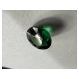 1/2ct Round Cut Loose Emerald Gemstone