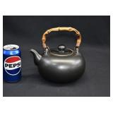 Vintage Chinese Bamboo Handle Yixing Clay Teapot