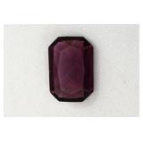 Large Emerald Cut Amethyst Gemstone