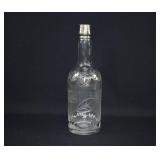 Art Nouveau Sterling Silver Overlay Etch Decanter