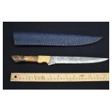 Custom Damascus Steel Chef