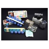 3-Way Flashguns, 17 Flash Bulbs & Hodar Camera