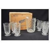 7-pc Colony WHITEHALL CUBIST Iced Tea Set in Box