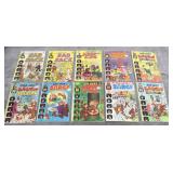 10 Harvey SAD SACK & SARGE Comic Books (70
