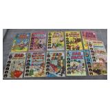 10 Harvey SAD SACK & SARGE Comic Books (70