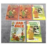 6 Charlton BEETLE BAILEY SAD SACK Comics
