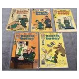 5 Charlton BEETLE BAILEY Comics (1970