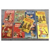 8 DELL Beetle Bailey Comics (50s-60s)