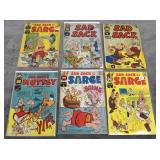 6 Harvey SAD SACK Comic Books (60