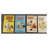 4 Vintage Beetle Bailey Paperback Comic books