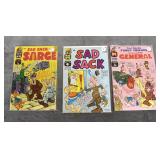 3 Harvey SAD SACK Comic Books (60