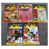 Spirou #2647,2656,2657,2658,2659 (1989)