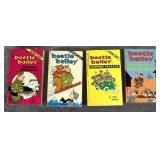 4 Vintage Beetle Bailey Paperback Comic books