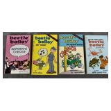 4 Vintage Beetle Bailey Paperback Comic books