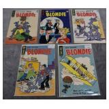 5 Charlton Comics BLONDIE (1966-67)