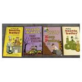 4 Vintage Beetle Bailey Paperback Comic books