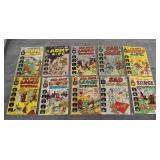 10 Harvey SAD SACK & SARGE Comic Books (70