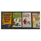 4 Vintage Beetle Bailey Paperback Comic books