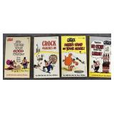 4 Vintage Crock Paperback Comic Books