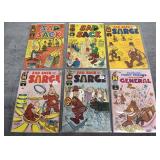 6 Harvey SAD SACK Comic Books (60