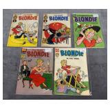 Blondie Comics #66,71,104,146,149 (1954-1961)