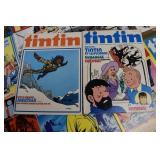 10 French Tintin Magazines (1965-1972)