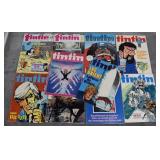 10 French Tintin Magazines (1965-1972)