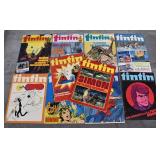 10 French Tintin Magazines (1965-1972)
