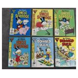 6 Gladstone Uncle Scrooge Comic Digest (1987)
