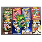 9 Mickey Parade Paperback Comic Books (1973-2001)