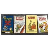 4 Vintage Beetle Bailey Paperback Comic books