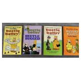 4 Vintage Beetle Bailey Paperback Comic books